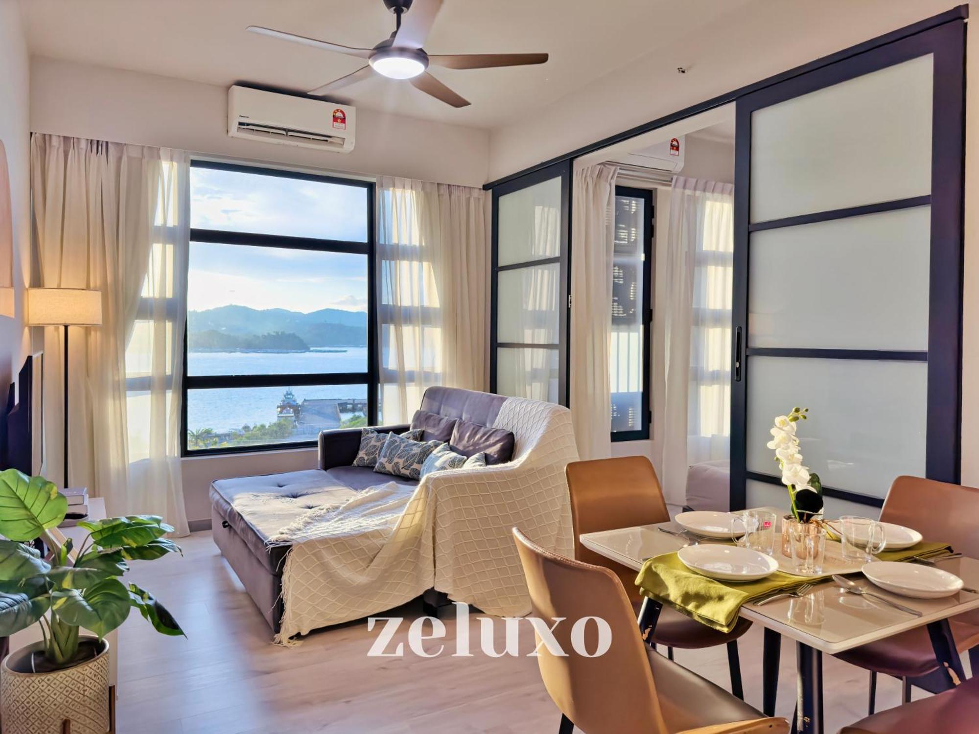 #5 Jesselton Quay City Pads Seaview By Zeluxo Kota Kinabalu Bagian luar foto