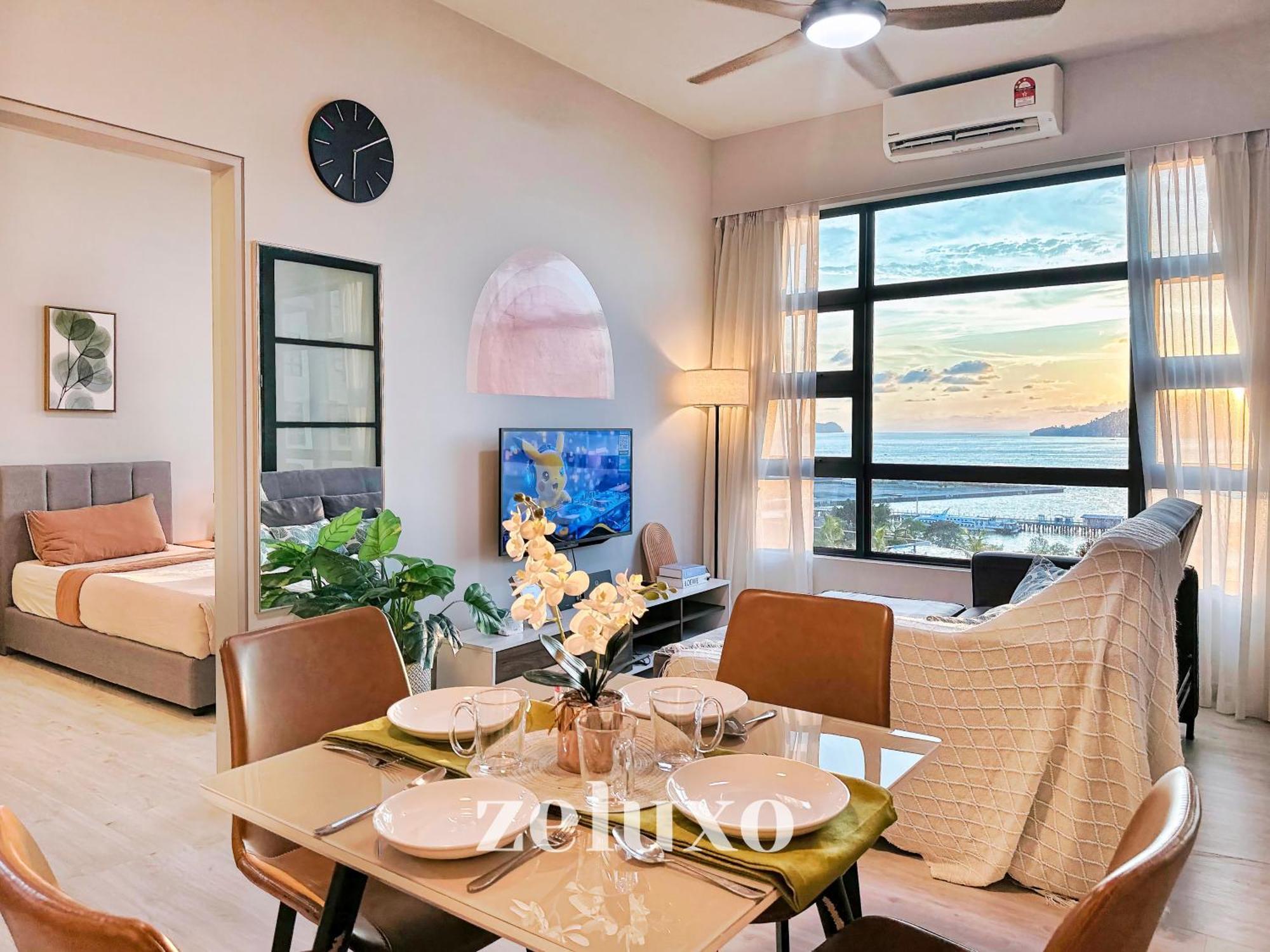 #5 Jesselton Quay City Pads Seaview By Zeluxo Kota Kinabalu Bagian luar foto
