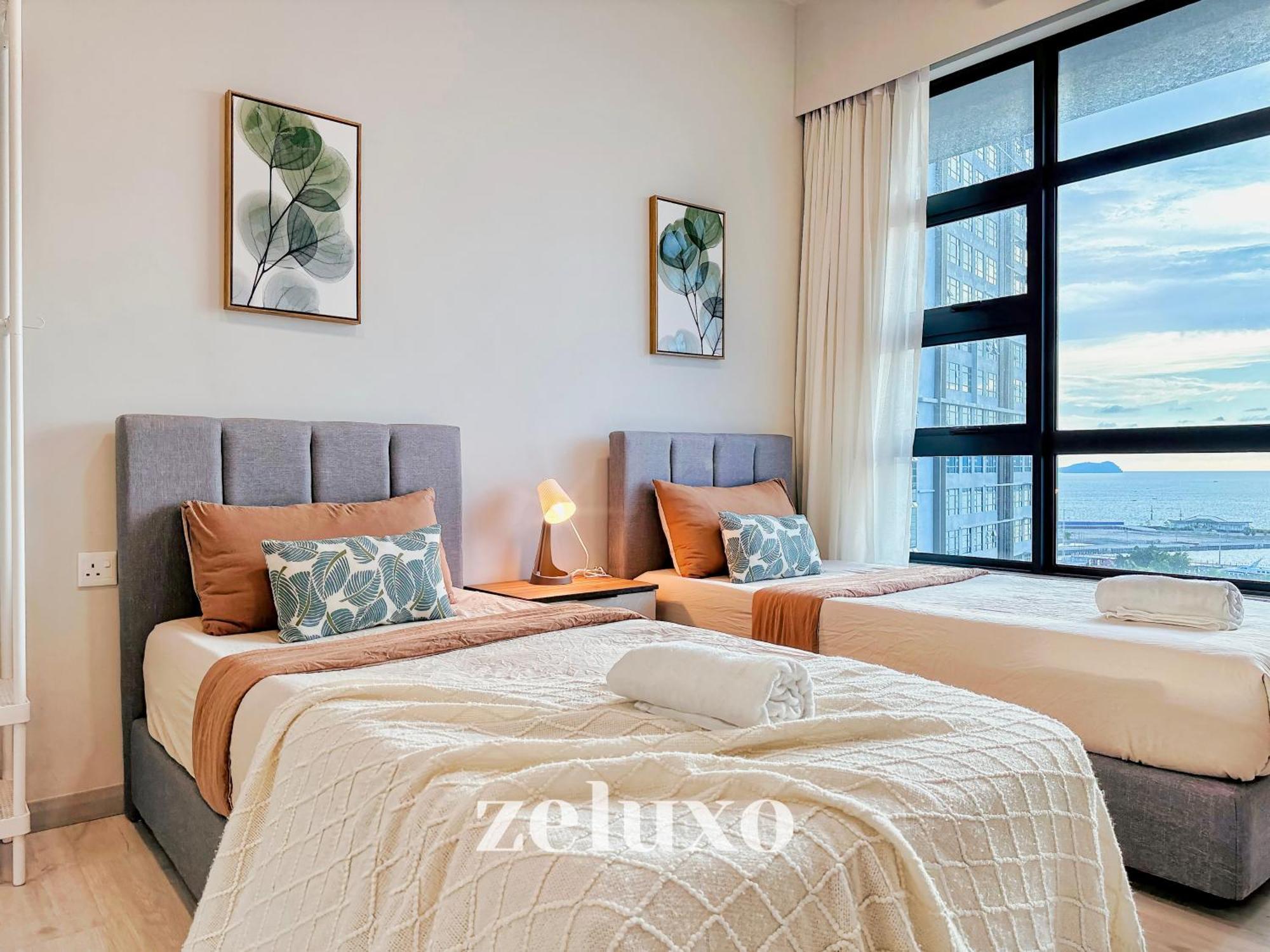 #5 Jesselton Quay City Pads Seaview By Zeluxo Kota Kinabalu Bagian luar foto