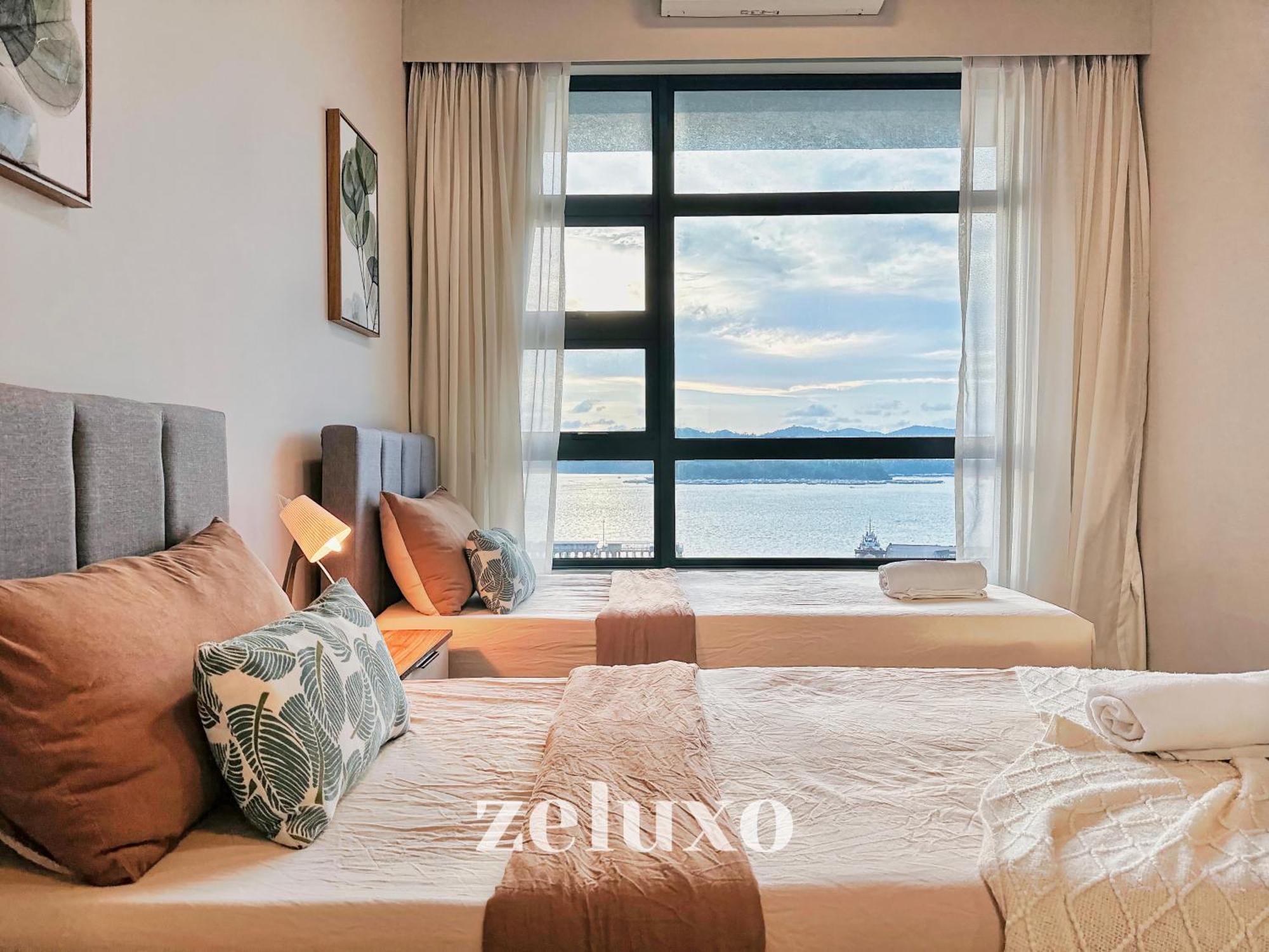 #5 Jesselton Quay City Pads Seaview By Zeluxo Kota Kinabalu Bagian luar foto