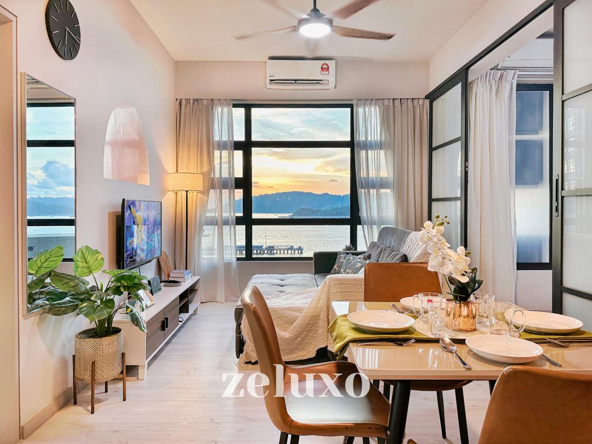 #5 Jesselton Quay City Pads Seaview By Zeluxo Kota Kinabalu Bagian luar foto
